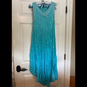 Embroidered Gauze Summery Dress